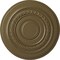 Ekena Millwork Oldham Ceiling Medallion (Fits Canopies up to 8 5/8"), Hand-Painted Mississippi Mud, 18"OD x 1 1/4"P CM18OLMMF - alternate 1